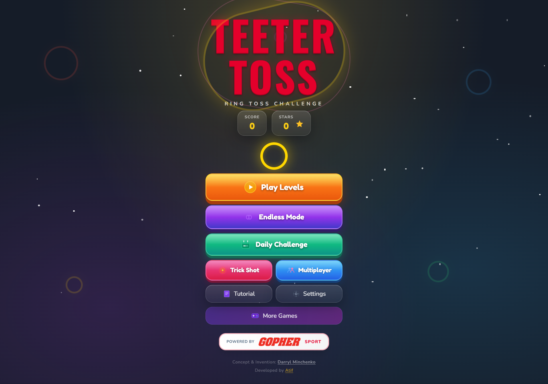 TeeterToss Spring Challenge gameplay screenshot
