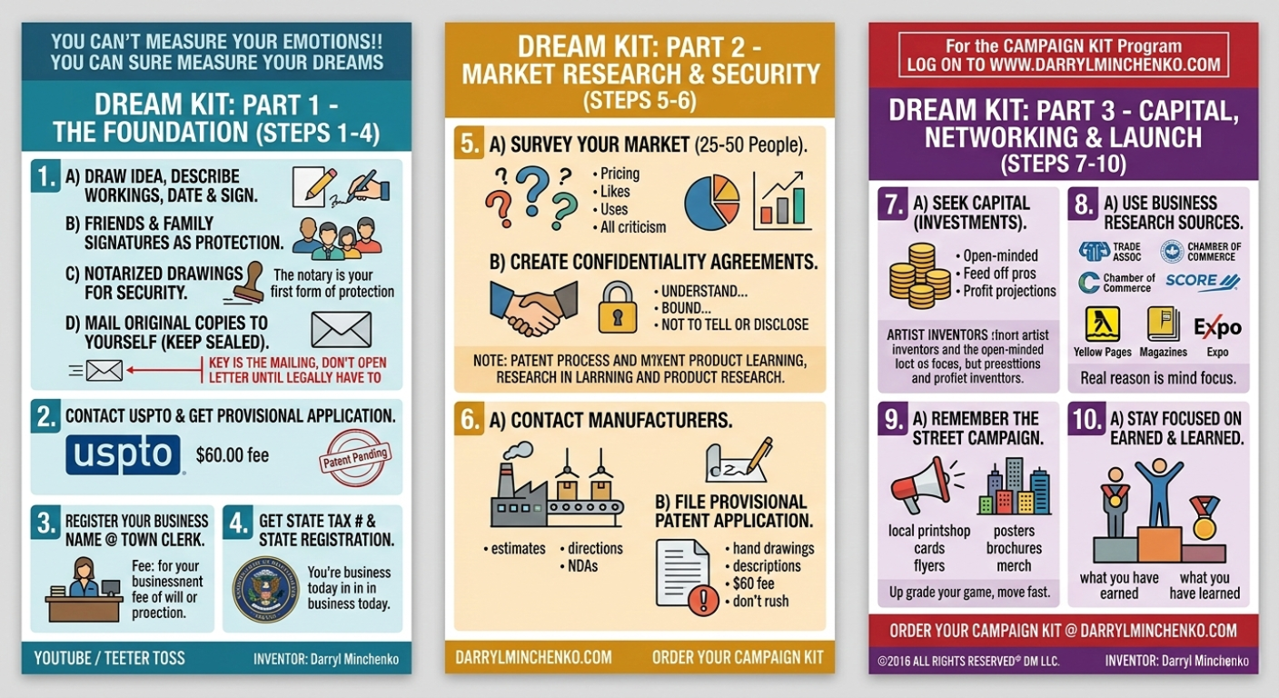 Dream Kit System 3-part formula blueprint